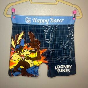 NWOT Adult Looney Tunes Wiley Coyote and Road Runner Stretch Unisex Boxer Briefs